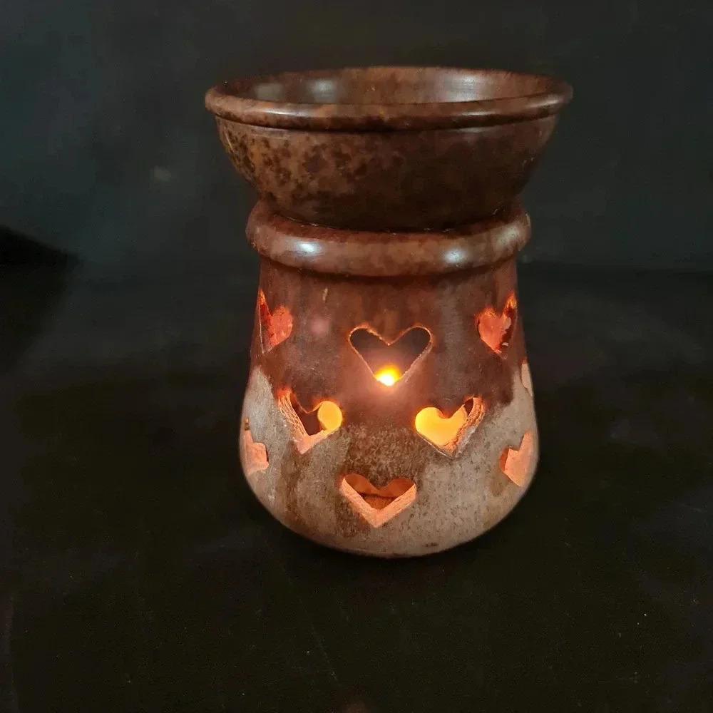 Soapstone Tea Light Candle / Oil Burner